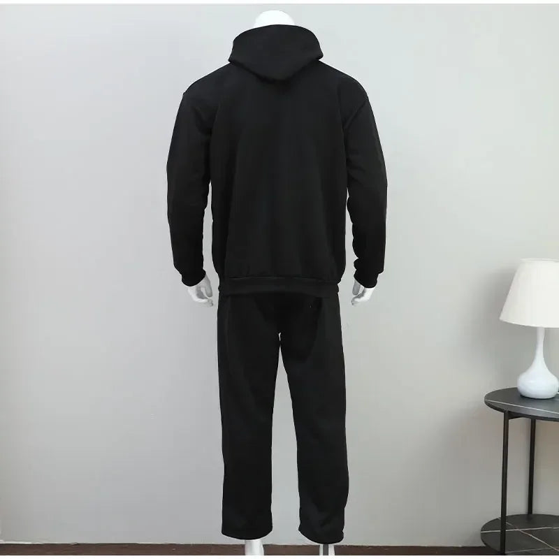 High-Quality Y2K Hoodie Suit – Autumn &amp; Winter Streetwear Sweatshirt Set